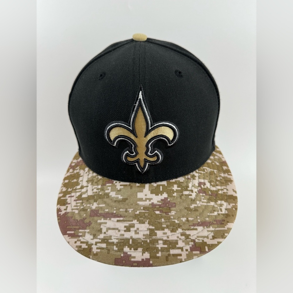 New Era New Orleans Saints 59FIFTY Salute To Service, Fitted Hat, Size 7-3/8